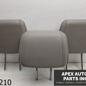 OEM 2015 Ford Explorer 3.5L Rear Back Seat Headrests Set of 3 Leather