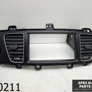 OEM 2015 Kia Cadenza 3.3L Radio Screen Bezel Trim Vents Panel
