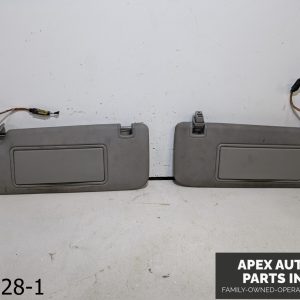 OEM 2016 Chevrolet Malibu 1.5L GRAY LEFT RIGHT SET OF 2 SUN VISOR SUNVISOR