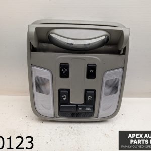 OEM 2016 Kia Sedona 3.3L Overhead Console Gray Dome Light Map Lamp Sliding Door