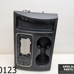 OEM 2016 Kia Sedona 3.3L center console Cup Holder Shifter trim