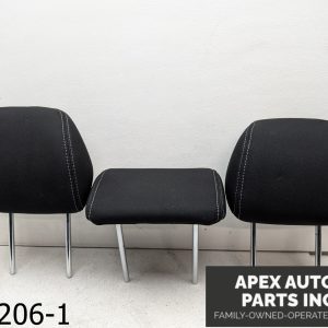 OEM 2017 Hyundai Elantra 2.0L REAR HEADREST SET HEAD REST HEAD RESTS BLACK CLOTH