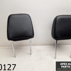 OEM 2019 Ford Explorer 3.5L FRONT SEAT HEADRESTS HEAD REST BLACK LEATHER TILT 2