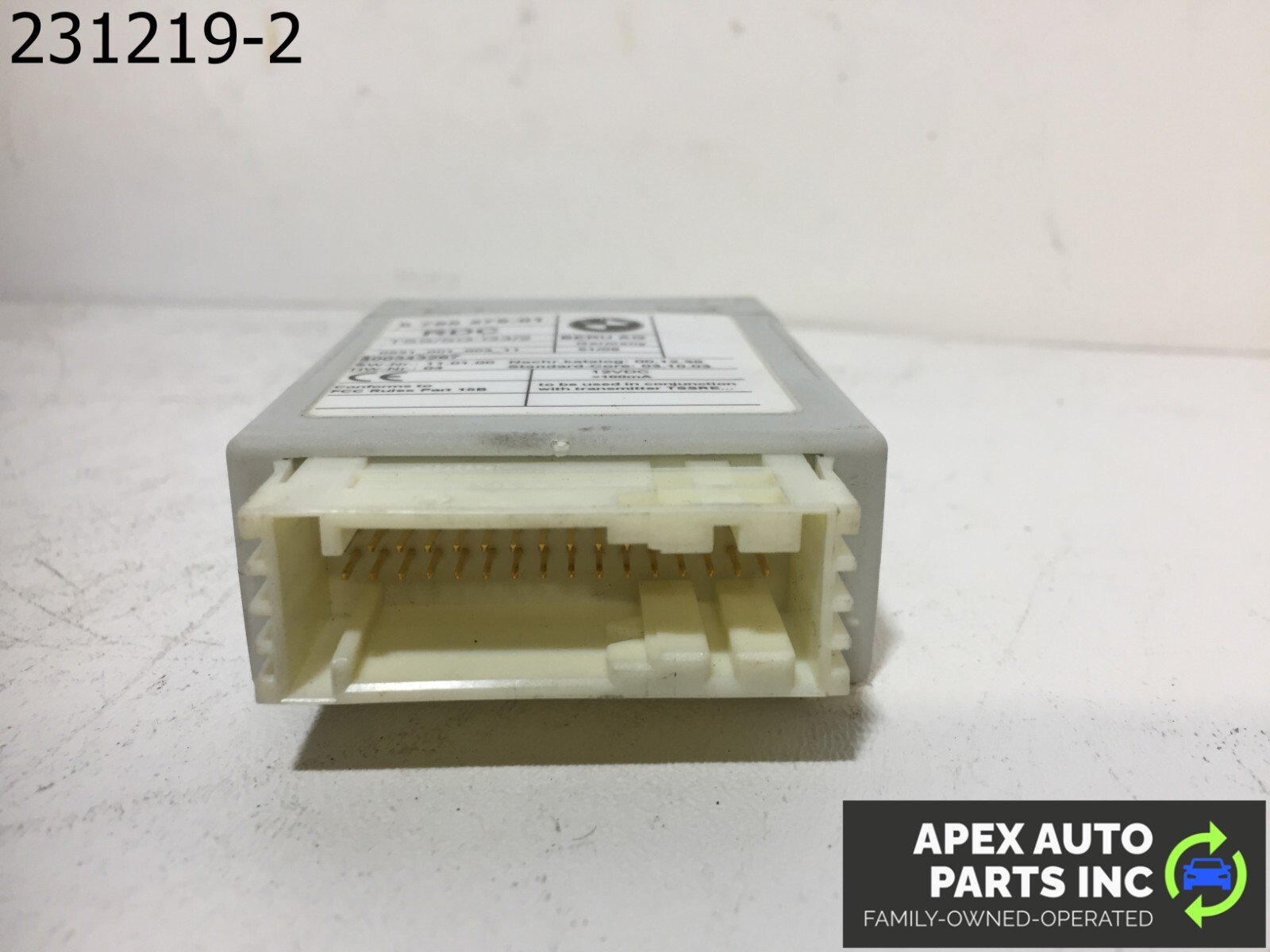 OEM BMW 328i 2009 Tire Pressure Monitor Tpms Module *Match Id 678527901* - Image 8