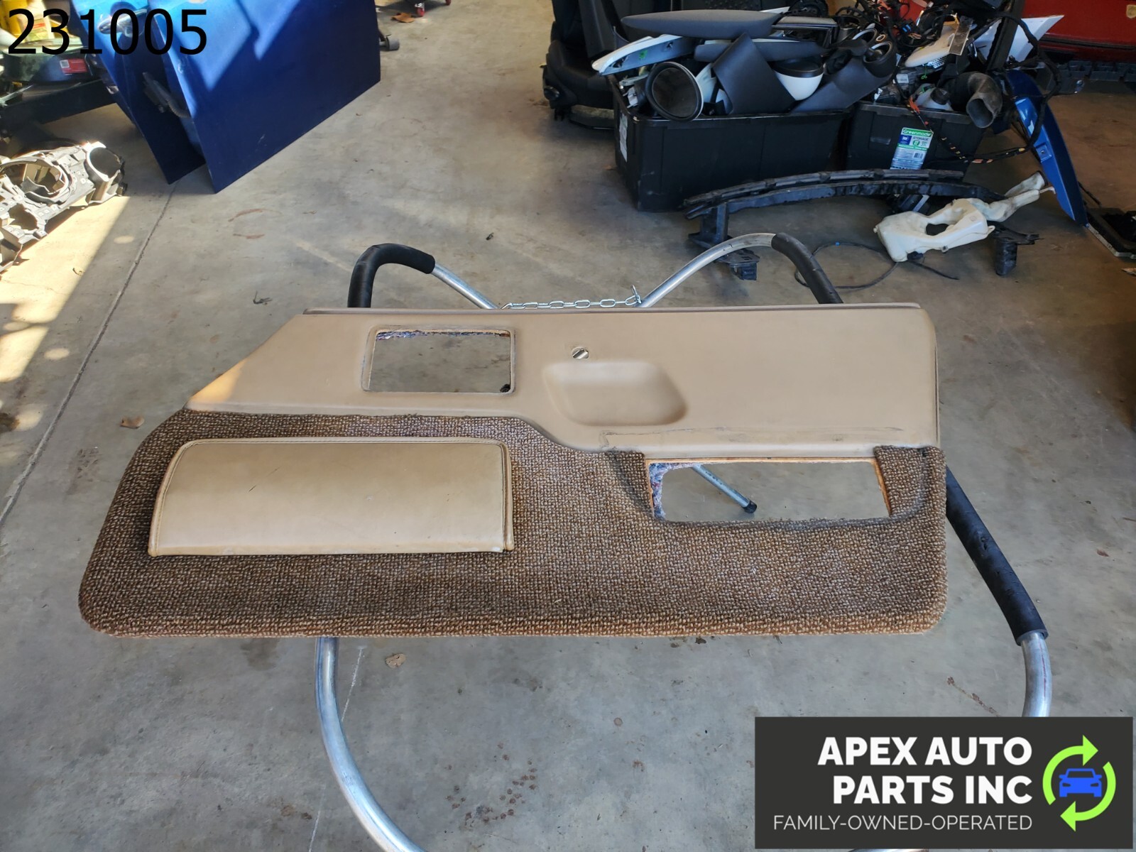 OEM Pontiac Fiero 1985 FRONT INTERIOR DRIVER DOOR TRIM PANEL - Image 3